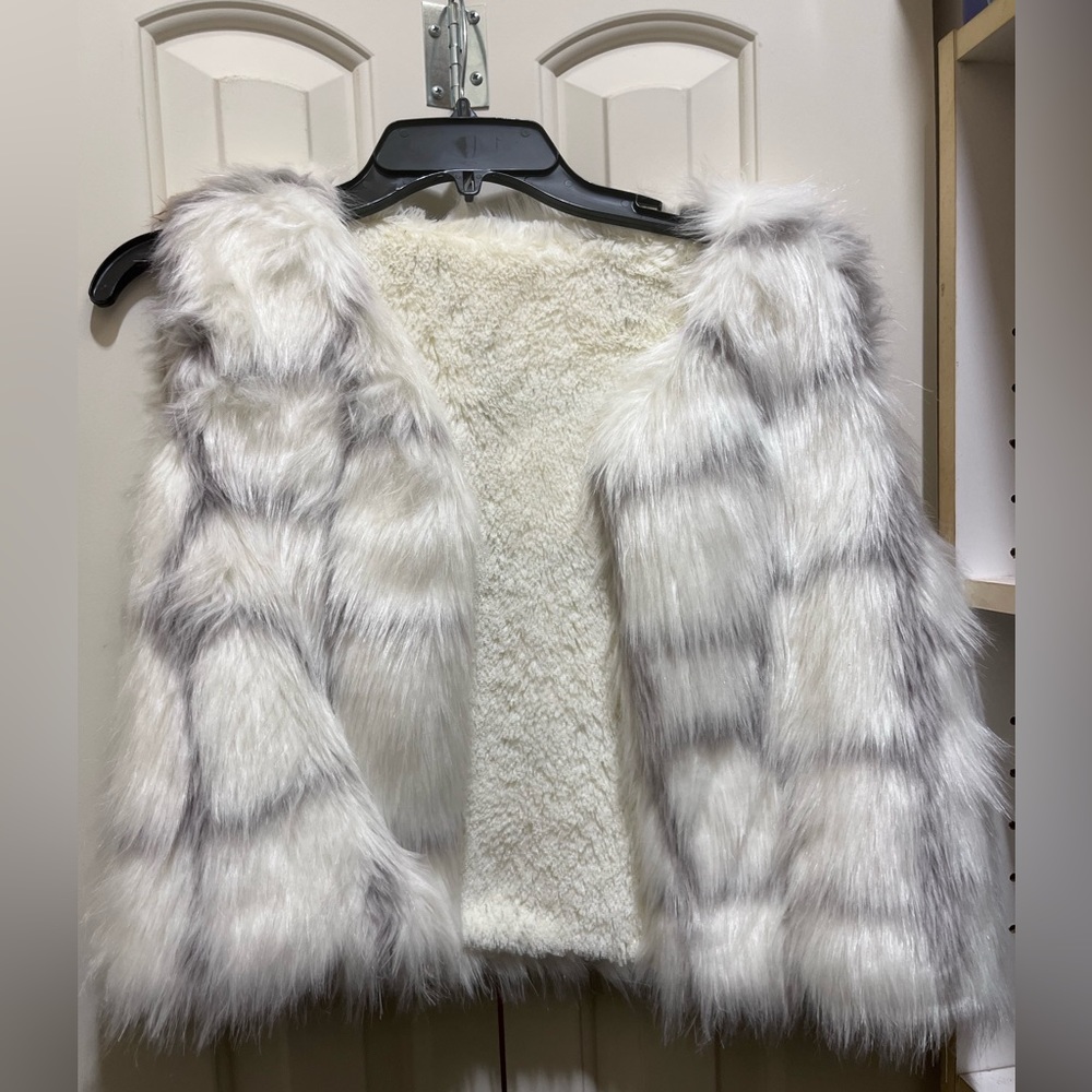 fur cropped top